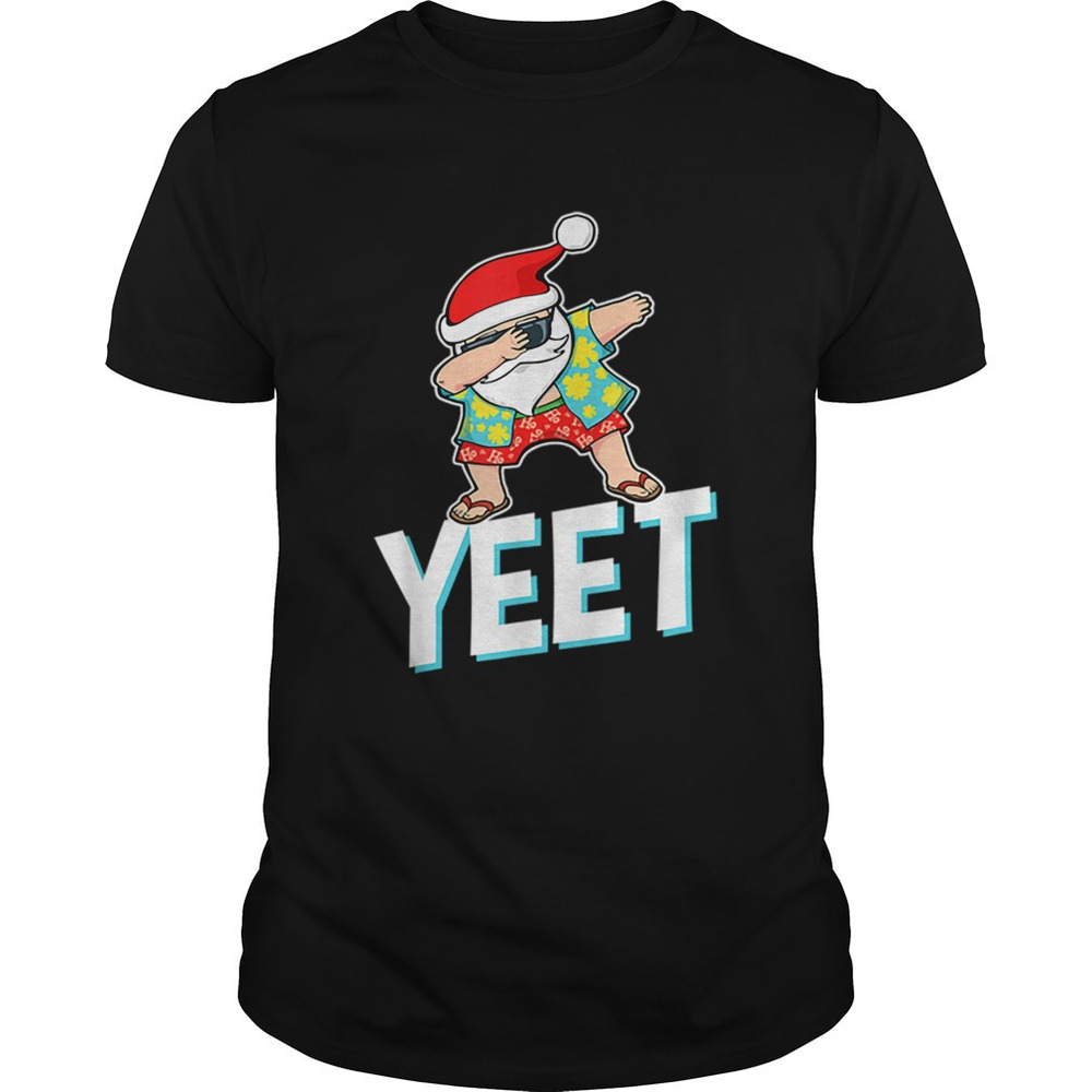 Dab Santa Hawaiian Christmas Yeet Shirt